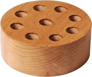 Round Curator Block with Eight Holes