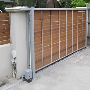 Stainless Steel Motorised Gate