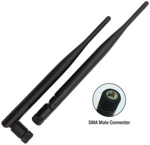 925MHz 5dBi Rubber Magnetic Antenna with RG174 Cable (L -3Mtr) + Sma Male Connector