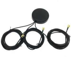 GSM / Wi-Fi / 433MHz Magnetic Antenna with RG174 (L-3Mtr) Cable + Sma (m) ST. Connector (80mm)