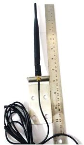 4G 5dBi Rubber Duck Antenna with RG174 Cable (L - 3Mtr) + Sma (m) ST. Connector (with L Bracket)