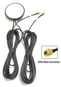 4G + Wi-Fi Combo Magnetic Antenna with Rg 174 ( L-3Mtr ) Cable + Sma (m) ST. Connector