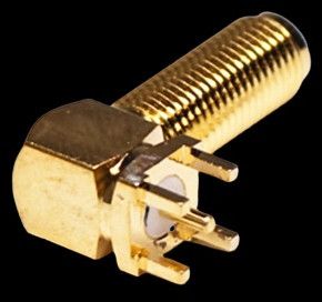 ET-SFRA-BH-PC14M SMA Female R/A Bulkhead PCB Mount 14mm Connector