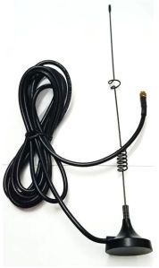 3G 9dBi Magnetic Antenna with RG174 Cable (L-3MTR) + SMA (M) St. Connector