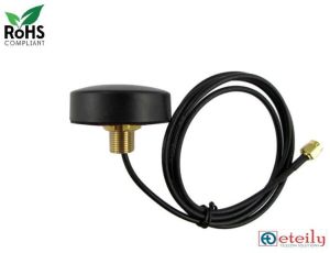 3G Screwable Puck Antenna with RG174 Cable (L-3MTR) + SMA (M) St. Connector 46mm
