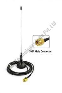 433MHz 7dBi Spring Magnetic Antenna with RG174 (L-3Mtr) Cable + SMA Male Connector