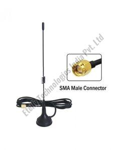 433MHz 8dBi Spring Magnetic Antenna with RG174 (L-3Mtr) Cable | SMA Male Connector