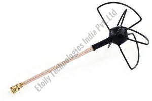 5.8GHz 4-Leaf Clover Drone Antenna with RG178 (L-5CM) Cable + UFL Connector