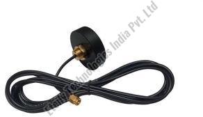 4G Screw able Puck Antenna with RG174 Cable (L-3MTR) + SMA (M) St. Connector 46mm