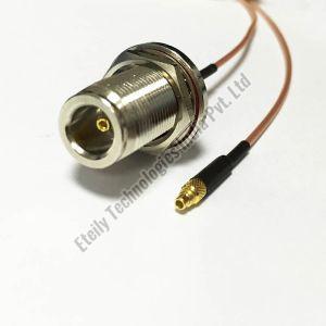 N (F) BH St. To MMCX (M) St. With RG178 (L-10CM) Cable Assembly