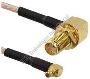 SMA (F) BH R/A To MMCX (M) R/A With RG316 (L - 3Mtr) Cable