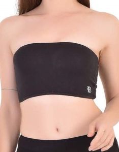 Bamboo Fabric Tube Top Black