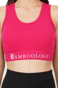 Bamboo Fuchsia Bold Sports Bra