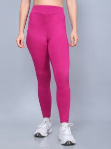 Bamboo Fushsia Clean Yoga Pants