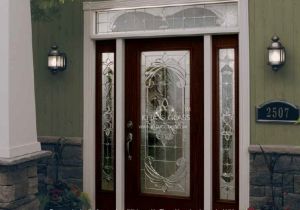 Decorative Stained Glass Door