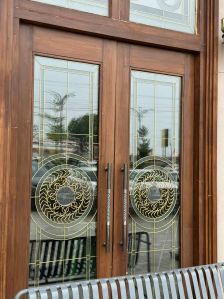 Stained Glass Modern Door