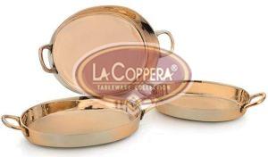 Bronze Oval Pan