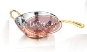 Copper Wok Pan Handle Serving