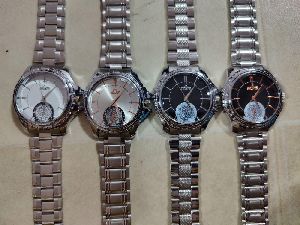 Mens Stainless Steel Wrist Watch