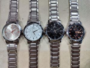 Mens Stainless Steel Wrist Watch