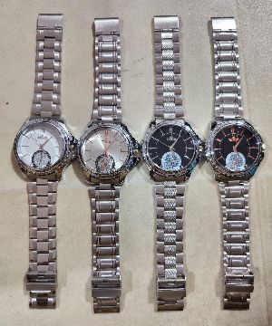 Mens Stainless Steel Wrist Watch