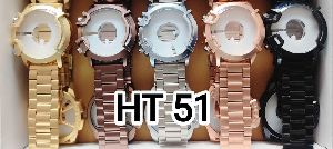 Wrist Watch Case with Steel Chain