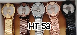 Wrist Watch Case with Steel Chain