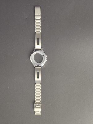 Wrist Watch Case with Steel Chain