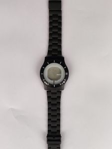 Wrist Watch Case with Steel Chain