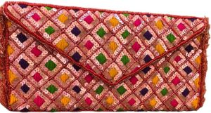 beaded clutch bag ( 7x10)