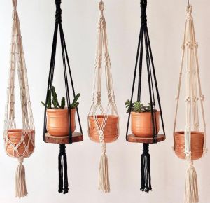 Cotton Macrame Plant Hanger