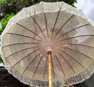 Macrame Umbrella for Outdoor