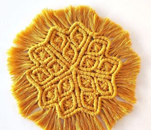 Handmade Macrame Coaster