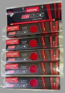 Azzore alpha red black pencils