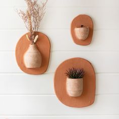 Terracotta Wall Vase