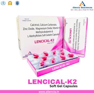 Lencical K-2 soft gelatin capsules