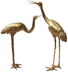 Decorative Metal Ostrich Pair