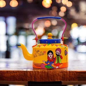 Hand Painted Tea Kettle Set