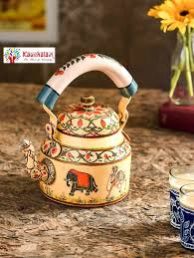 Hand Painted Tea Kettle Set