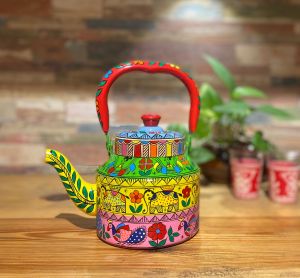 Hand Painted Tea Kettle Set