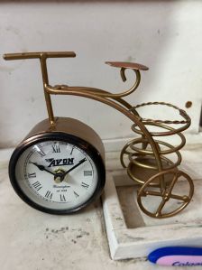 Metal Bicycle Table Clock