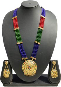 assamese traditional jap jewellery set
