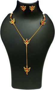 Assamese Traditional Lotus Jewellery Set