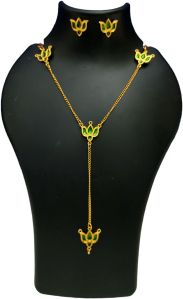 Assamese Traditional Lotus Jewellery Set