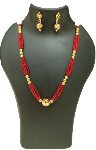 assamese traditional 1 ball moni mala jewellery set