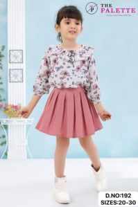 Girls Stylish Skirt and Top