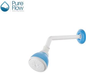 OHS 302-WB Mojo Over Head White Blue Shower With Arm & Flange