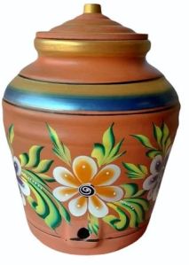 Clay Painted Water Pot