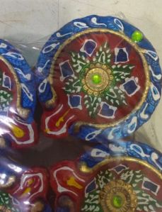 Decorative Clay Diya