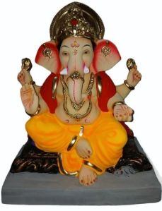 Clay Ganesha Statue